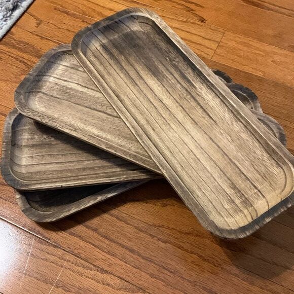 Charcuterie boards (solid wood) BUNDLE of FOUR - Picture 2 of 6